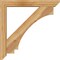 Ekena Millwork Imperial Slat Rough Sawn Bracket w/ Offset Brace, Western Red Cedar, 6"W x 38"D x 38"H BKT0604X38X38IMP06RWR - alternate 2